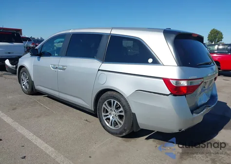 2012 Honda Odyssey Ex-L z USA, uszkodzony, nr VIN 5FNRL5H6XCB127977